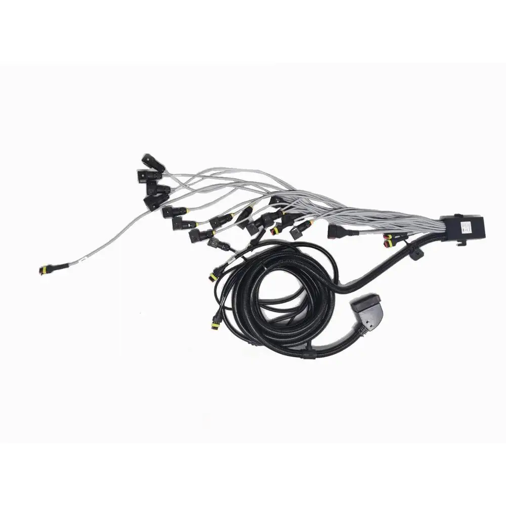 42P Connector Custom PTFE Wire Harness Bshine BS-S-2083 ISOBUS Automobile Control Cable Assembly