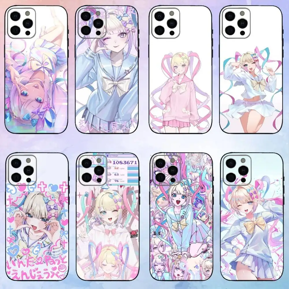 N-needy S-streamer O-overload Capa de telefone para iPhone17,16,15,14,13,12,11 Plus,Pro Max Soft Black Cover