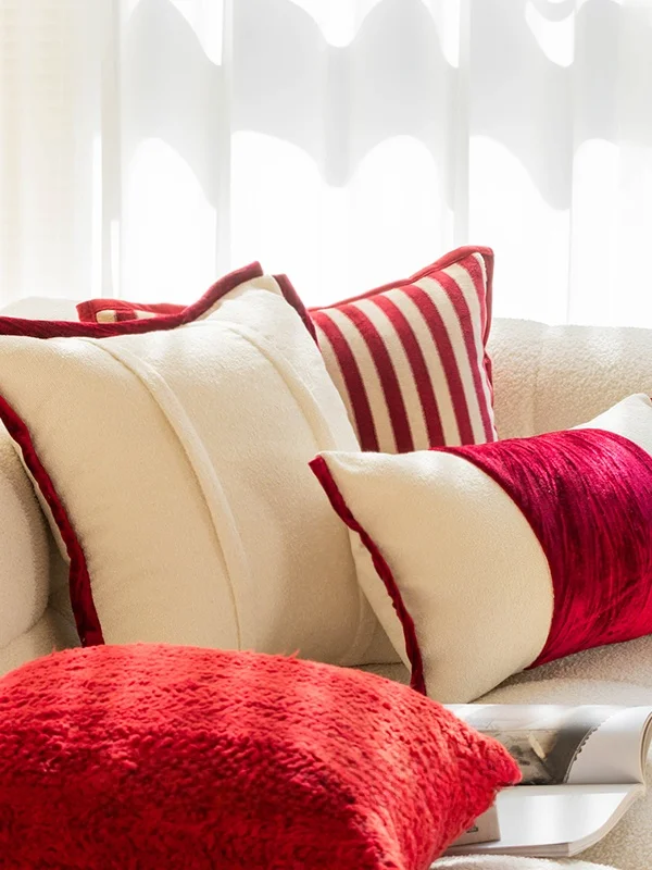 

Festive Decorative Pillow Square PP Cotton Core Cusizable Not Available Bedroom Carriage Living Room Sofa Barest Cuion