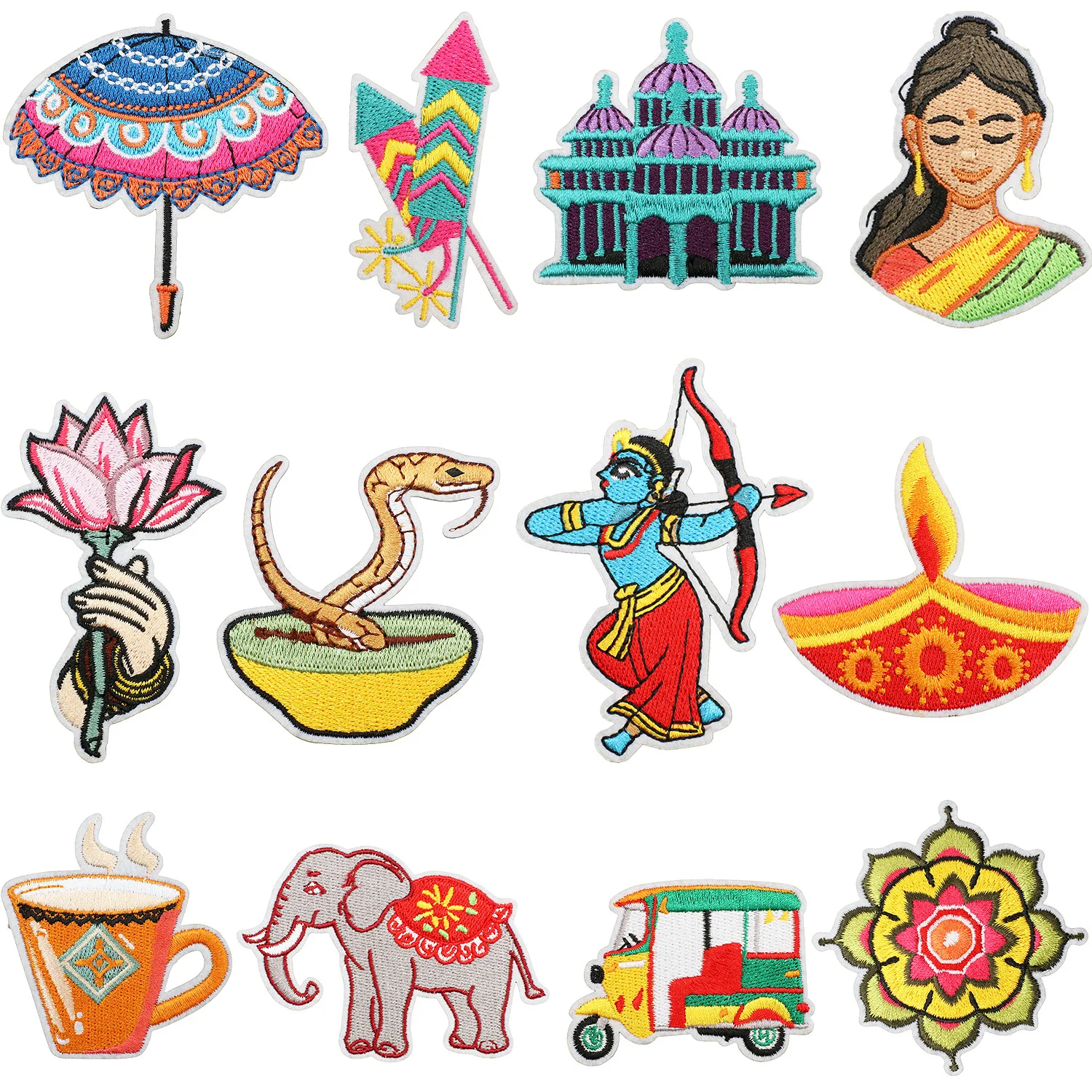 Phone Accessories Pictures - 10 Pcs Popular Badges Embroidered Patches