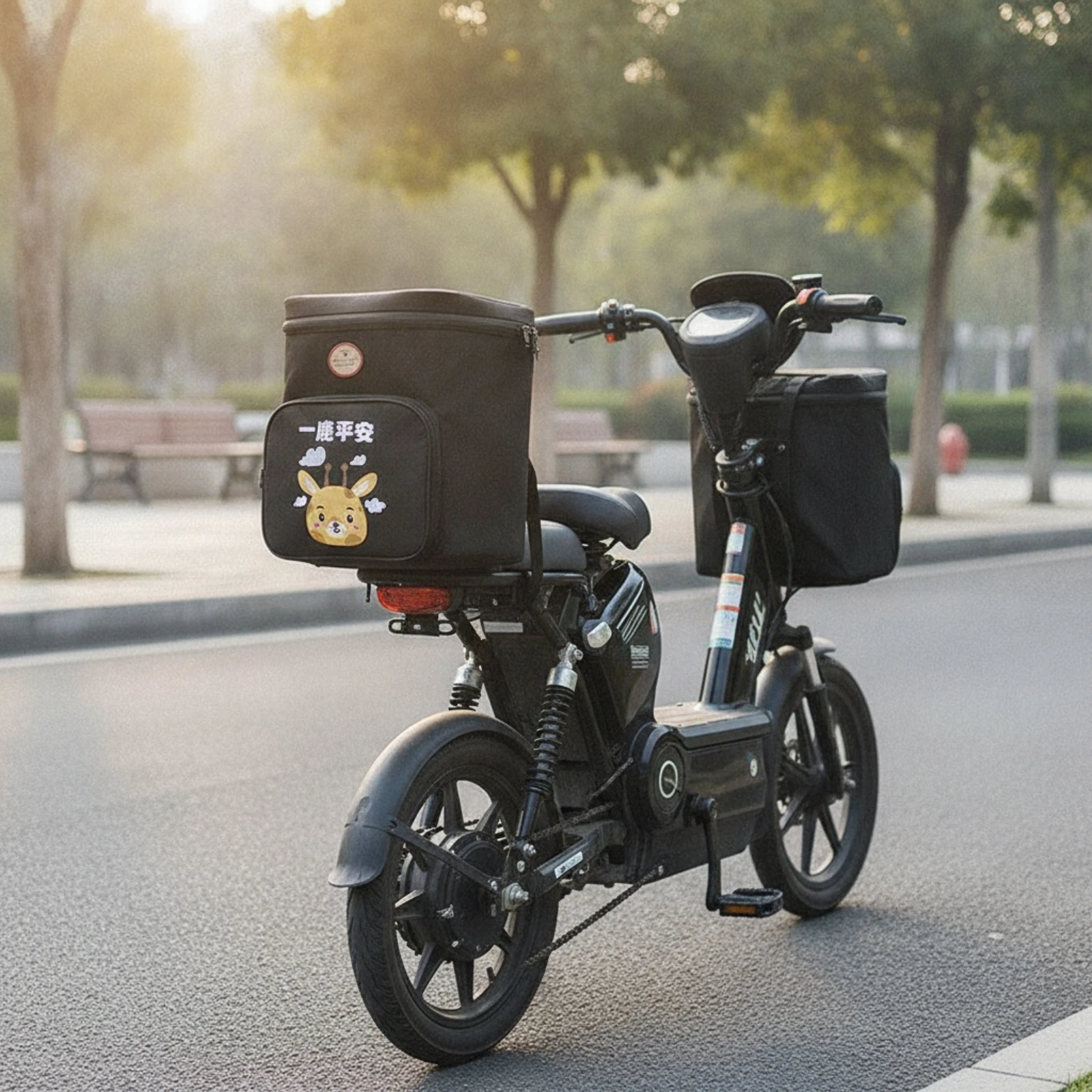 Motorcycle Tail Bag Universal Motorcycle Rear Rack Bag Luggage Portable Textured for Commuters, Daily Commuting