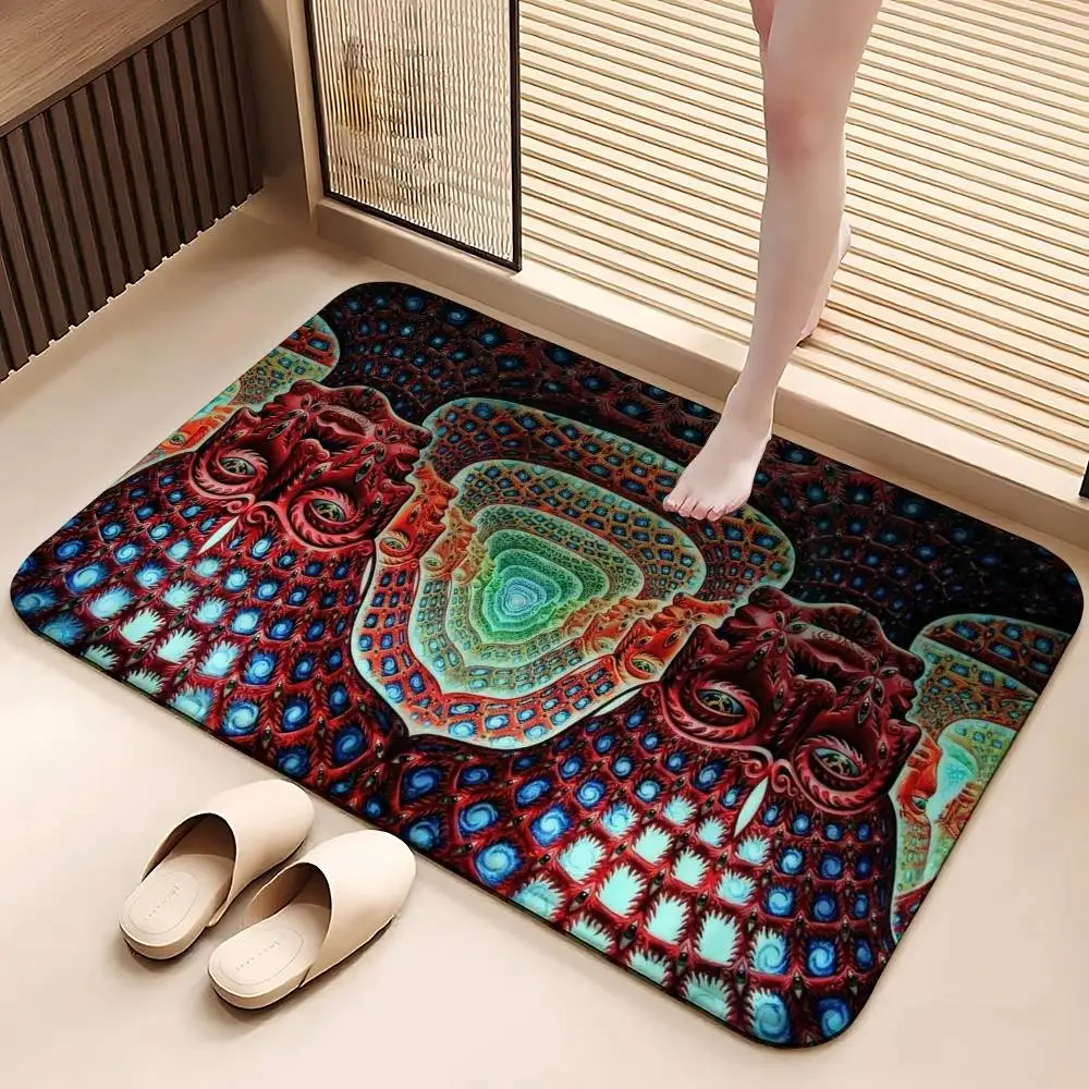 Tool Band Lateralus Carpet Bathroom Anti-slip Mat Door Mat Home Decoration Mat Entrance Door Mat Scratch-resistant Door Mat