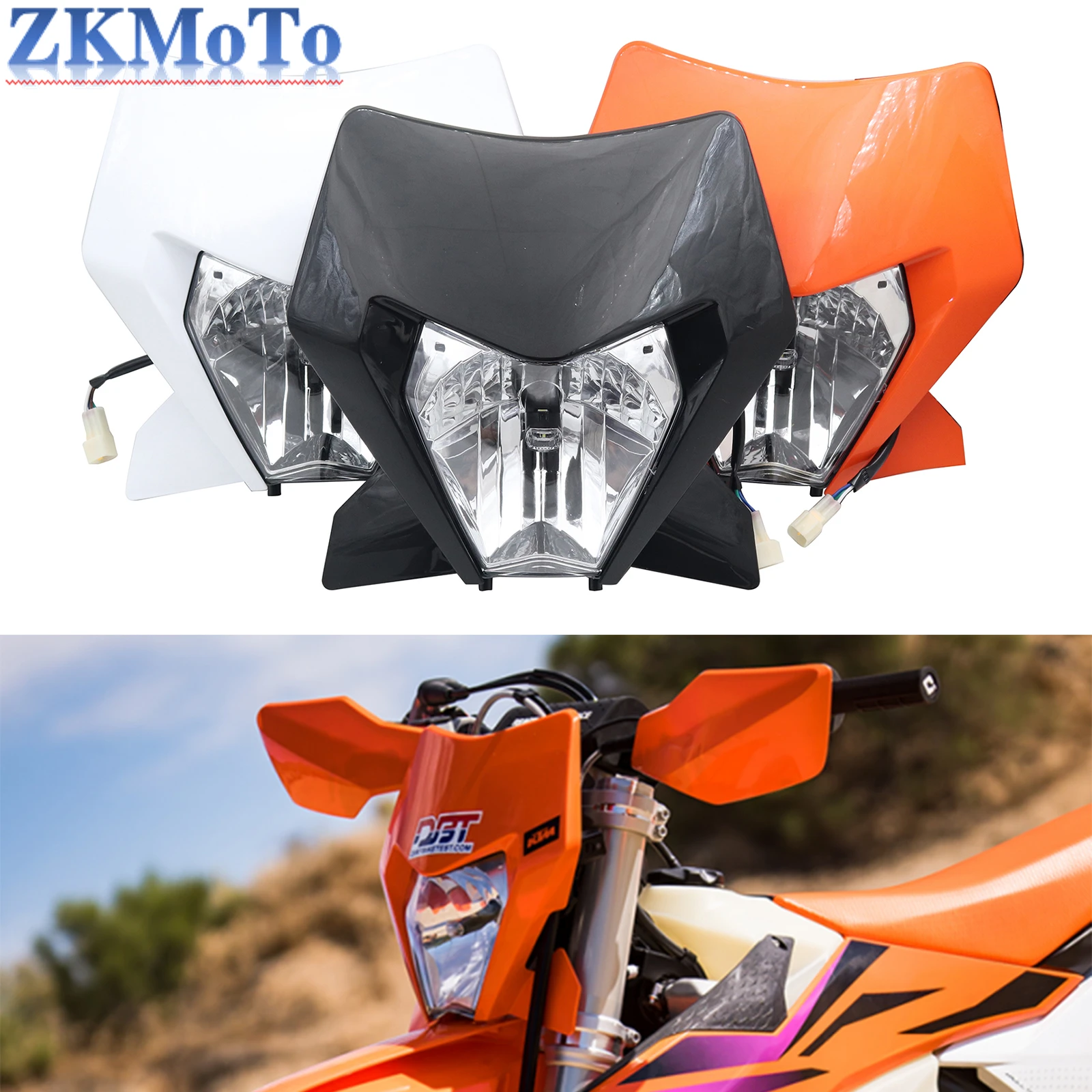 

Мотоциклетная фара, передняя фара, головная лампа, Φ для KTM EXC SXF XCW MX 2023 2024, внедорожный велосипед, эндуро, мотокросс