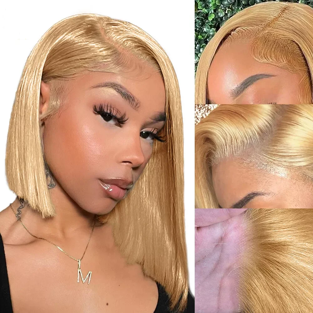 27 # Bal Sarışın Dantel Ön P - Glueless Wear And Go Human Hair Wig incelemesi ve fiyatı