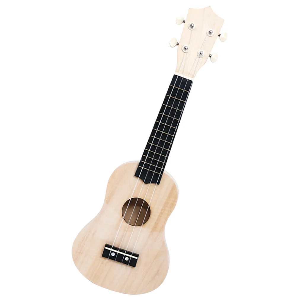 Kit de bricolaje de ukelele de madera, instrumento de cuerda, regalo para principiantes