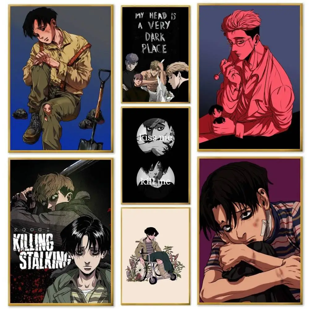 Killing Stalking Anime Poster And Prints Wall Art Pictures For Modern Bedroom Game Room Home Decor