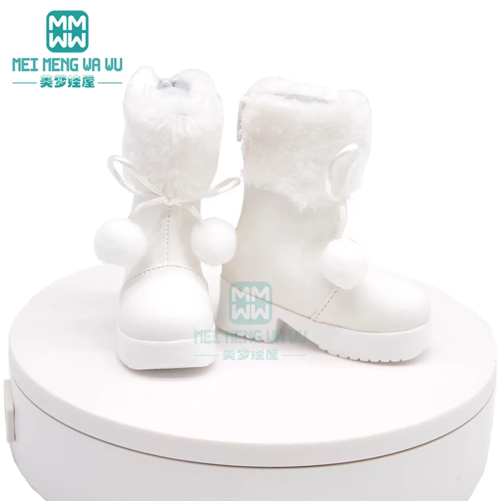 미니 7.5cm 세련된 멀티 컬러 가죽 신발 60cm 1/3 DD SD 인형 장난감 볼 조인트 인형 액세서리에 적합