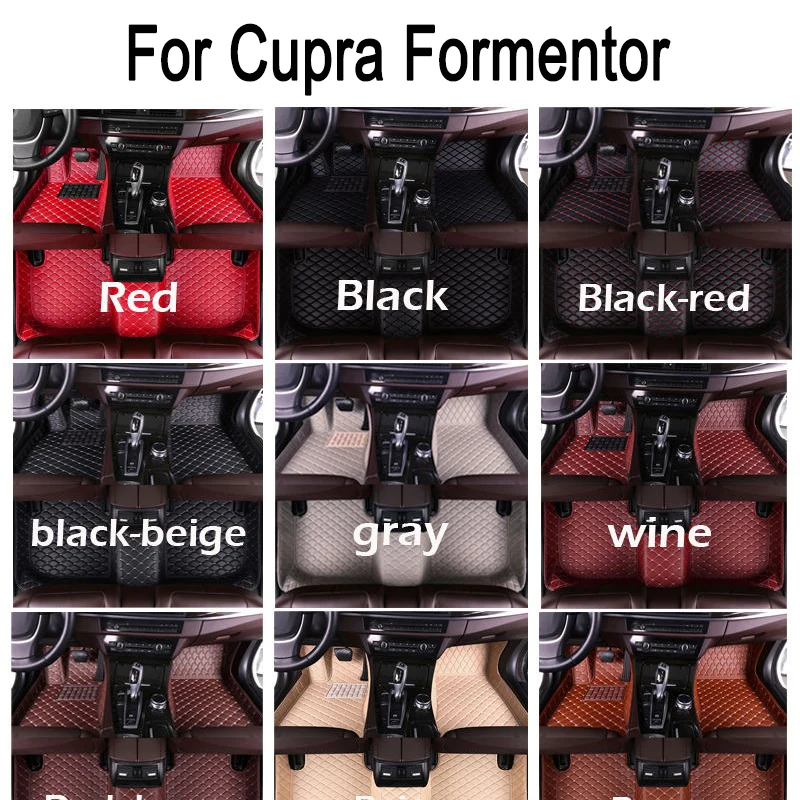 

Non-hybrid Vehicle Car Floor Mats For Cupra Formentor 2021~2023 Waterproof Accessories