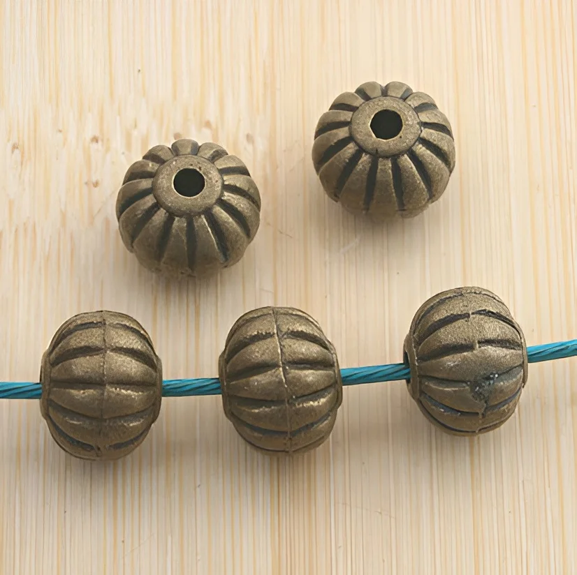 20pcs   8.7x7mm    Alloy matel antiqued bronze lantern  spacer beads     HWG1385