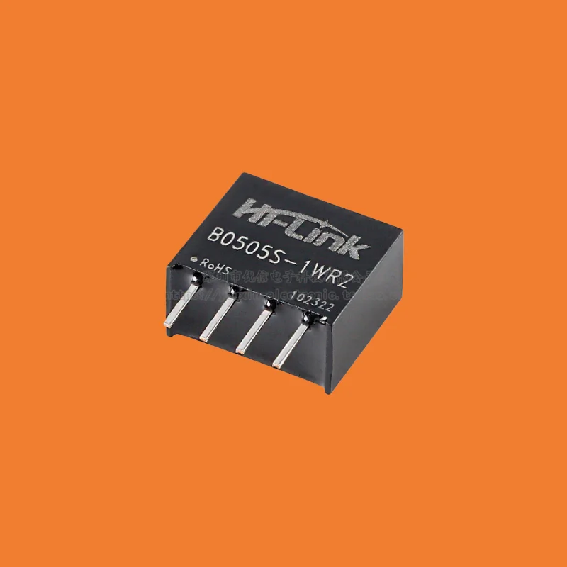 10pcs/HLK-B0505S-1WR2 DC-DC isolated power module 5V to 5V10W non regulated single output