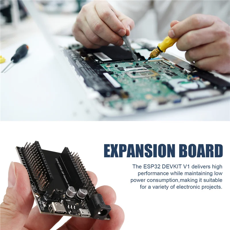 Exquisite-ESP32 DEVKIT V1 Power Supply Panel ESP32 30P Power Board ESP32S Development Board Expansion Board