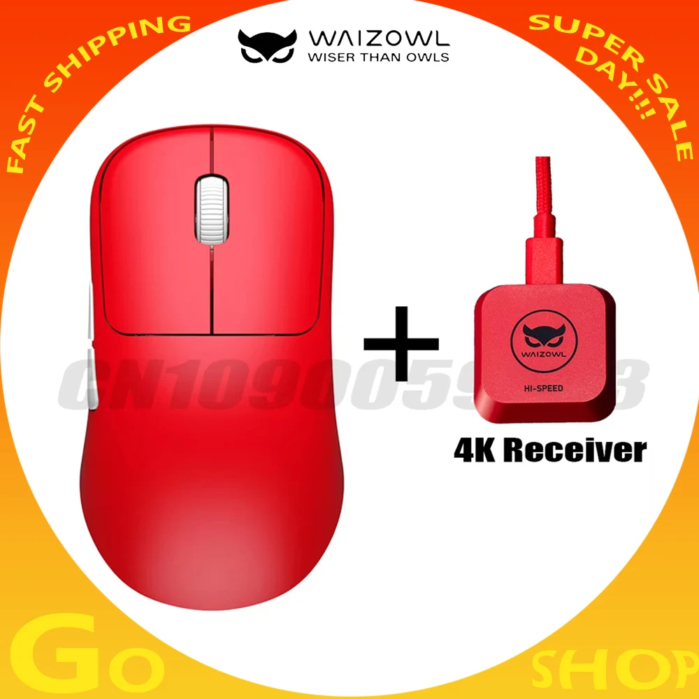 

WAIZOWL OGM Cloud Mouse PAW3950 8K Smart Speed Three-Mode ​​E-Sports Wireless Gaming Mouse Lightweight PC Gamer Accessories Gift