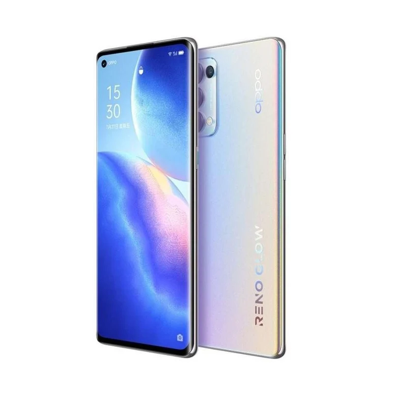 OPPO Reno 5 pro 5G LTE GSM desbloqueado 6,55 "64MP câmera quádrupla (Dual SIM) (Dimensidade 1000+) (preto/azul/rosa global) 4350mAh