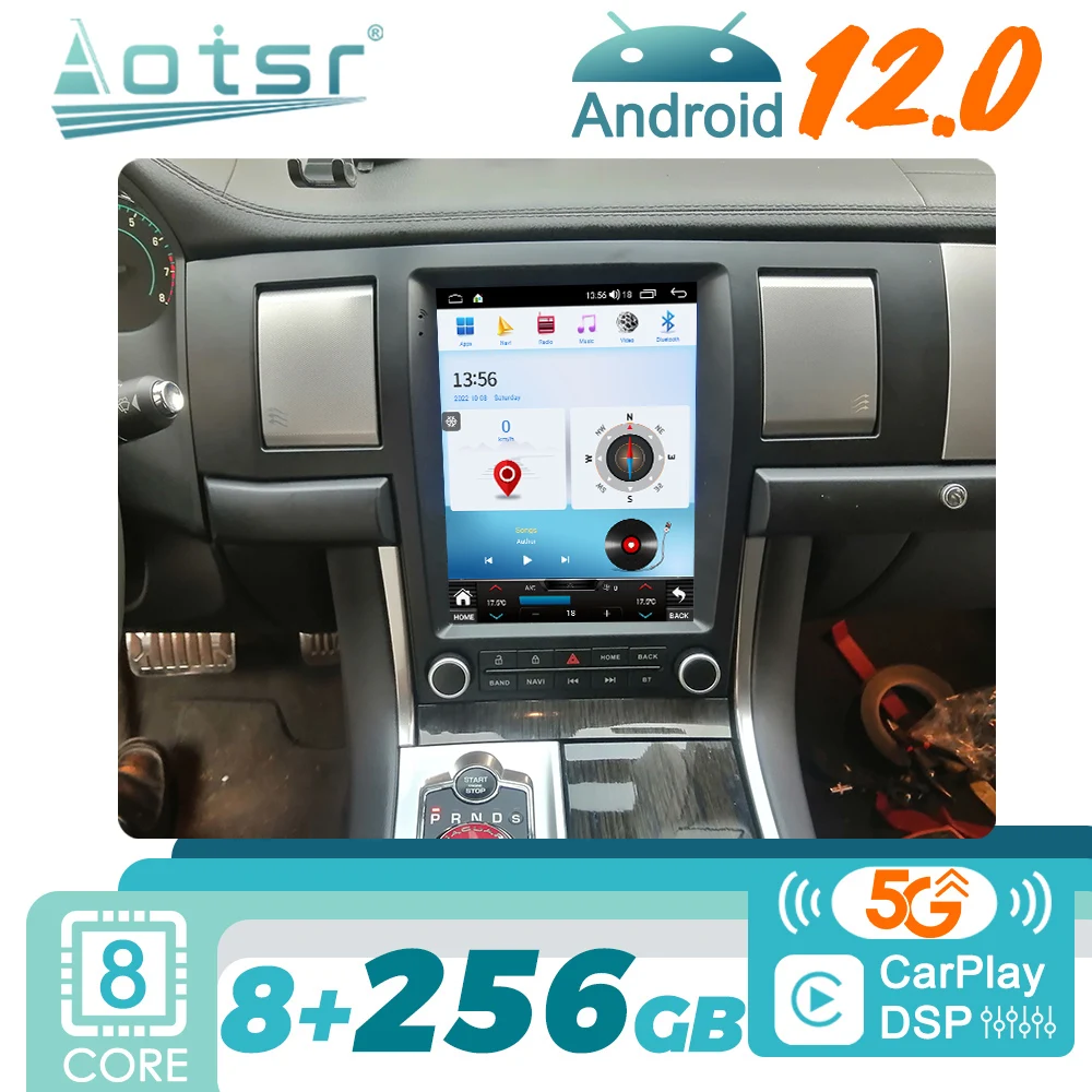 

Android 12 для Jaguar XF 2004 - 2015 Tesla автомобильное радио GPS навигация мультимедийный видеоплеер стерео аудио экран головного устройства