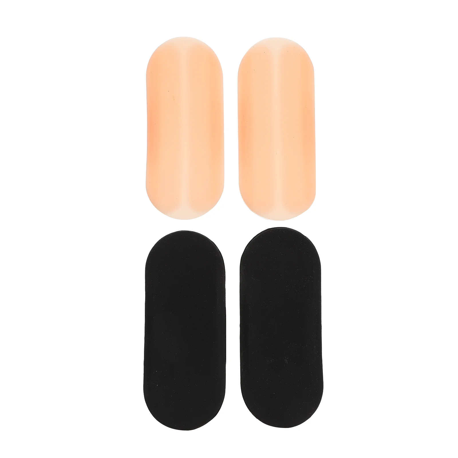 2 pares de almofadas de ombro protetor de amassados suporte de almofada mulheres sutiãs de silicone