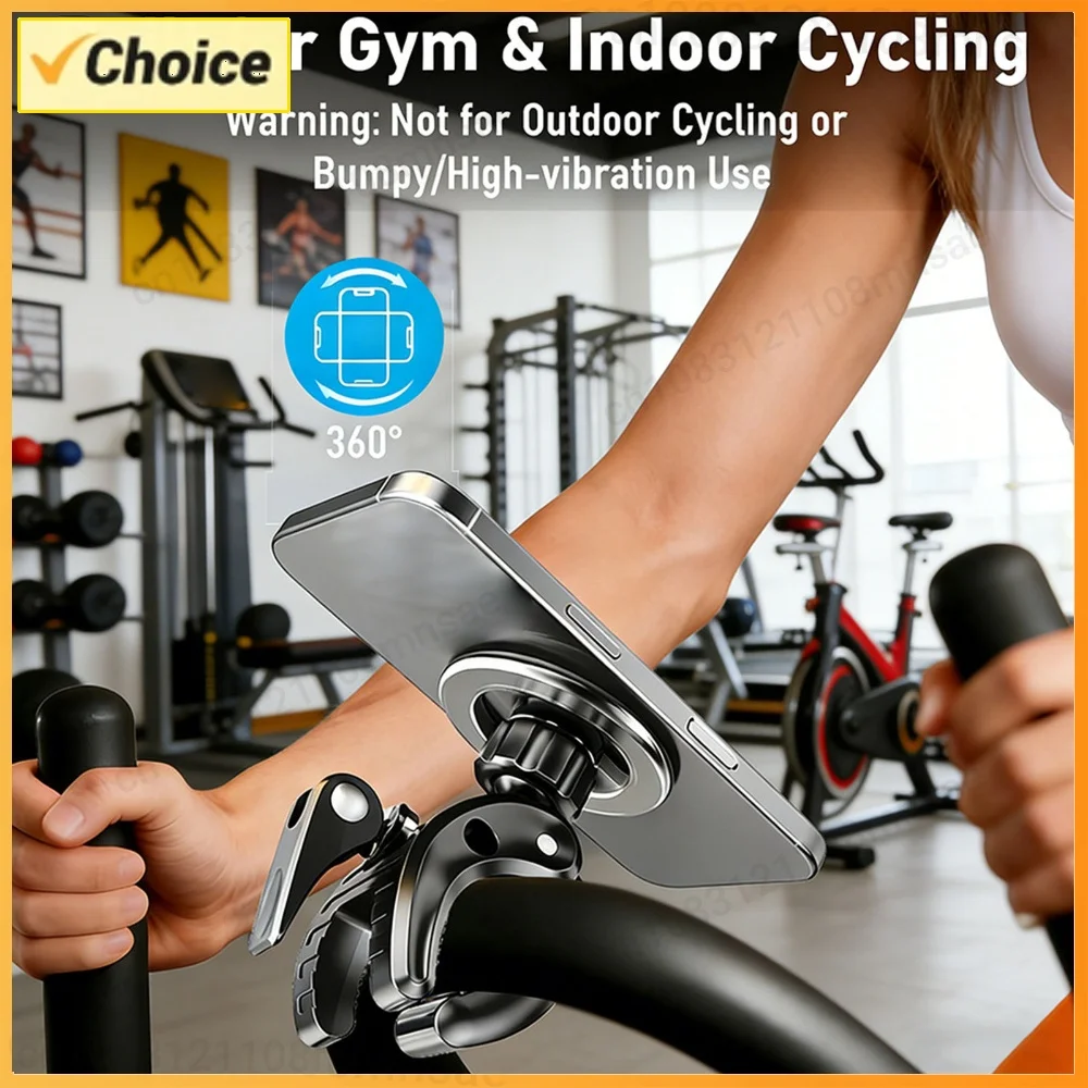 Removable Magnetic Support Gps Handlebar Bicycle Electric Scooter Phone Holder Clamp Mount For Magsafe Phone Bike Mobile Support