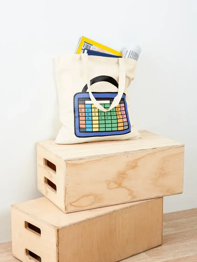 AAC الجميع يستحق صوت حمل الحقائب المتسوق للنساء حمل حقيبة الرجال حمل الحقائب الجمالية للنساء #4