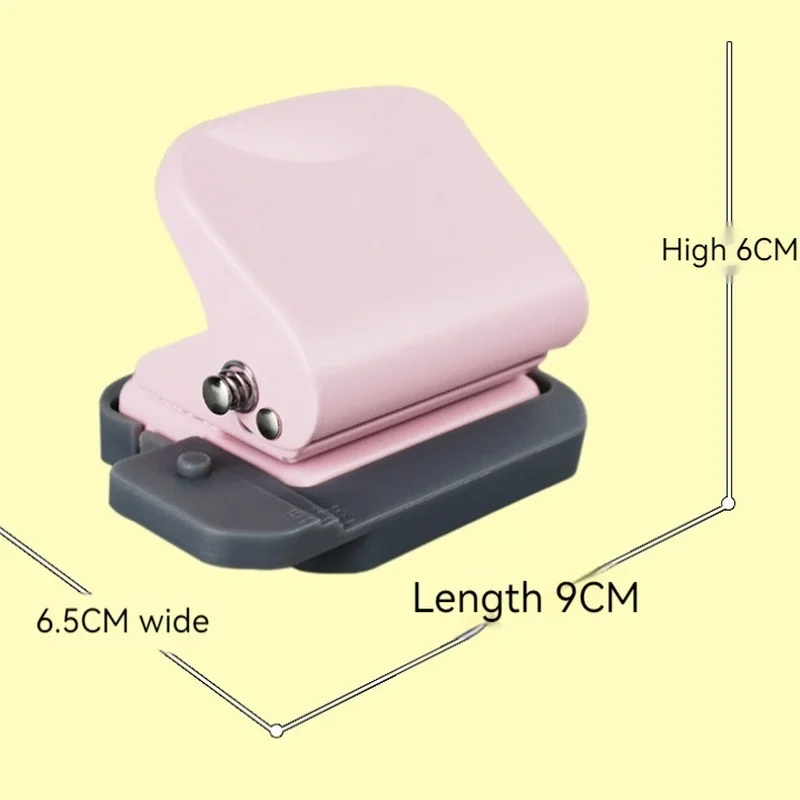 Imagem -05 - Mini Papel 6-hole Multifunctional Máquina de Perfuração Faça Você Mesmo a4 b5 a5 Folha Solta Ligação Estudante Papelaria de Escritório