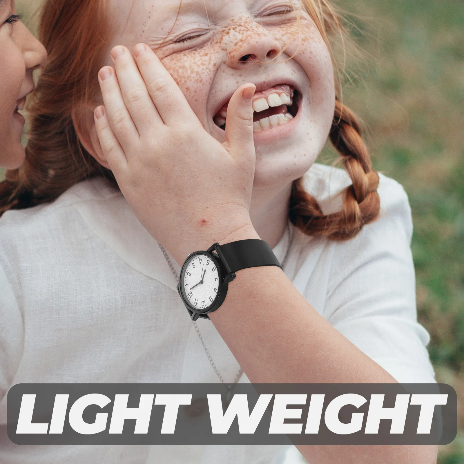 

Кварцевые наручные часы с силиконовым ремнем, регулируемые простые стильные студенческие часы с прозрачным номером, подарочные повседневные часы