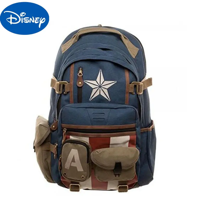 

MINISO Disney Marvel New Deadpool School Bag Avengers Alliance Iron Man Backpack School Bag Backpack Women Backpack Men