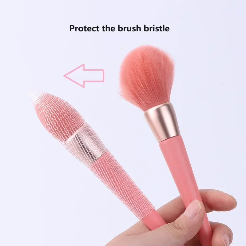 브러쉬 Makeup Brushes Net Protector Guard Elastic Mesh Beauty Make Up Cosmetic Brush Anti-frill Protective Net Cosmetic Accessories