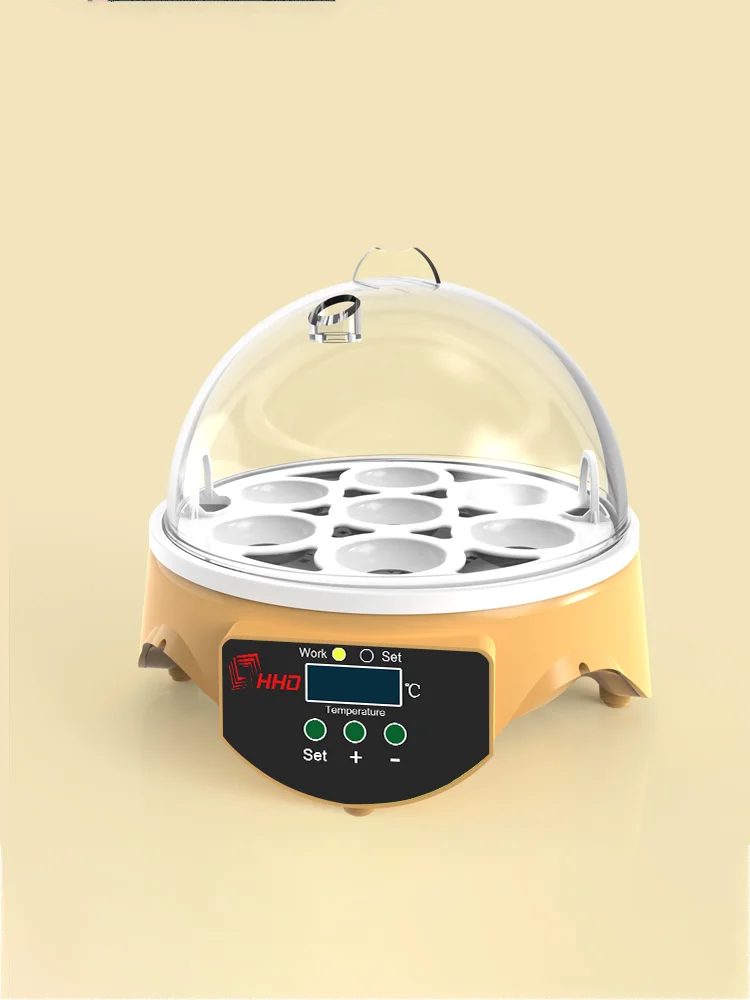 7 eggs Incubato Small Household Chicken, Duck, Turtle and Bird Egg Incubator Automatic Temperature Control Intelligent Incubator