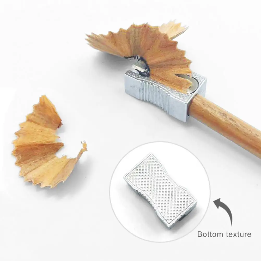 Compact Pencil Sharpener Office Pencil Sharpener Compact Pencil Sharpener Set Non-slip Base Single Hole Hand Held for School