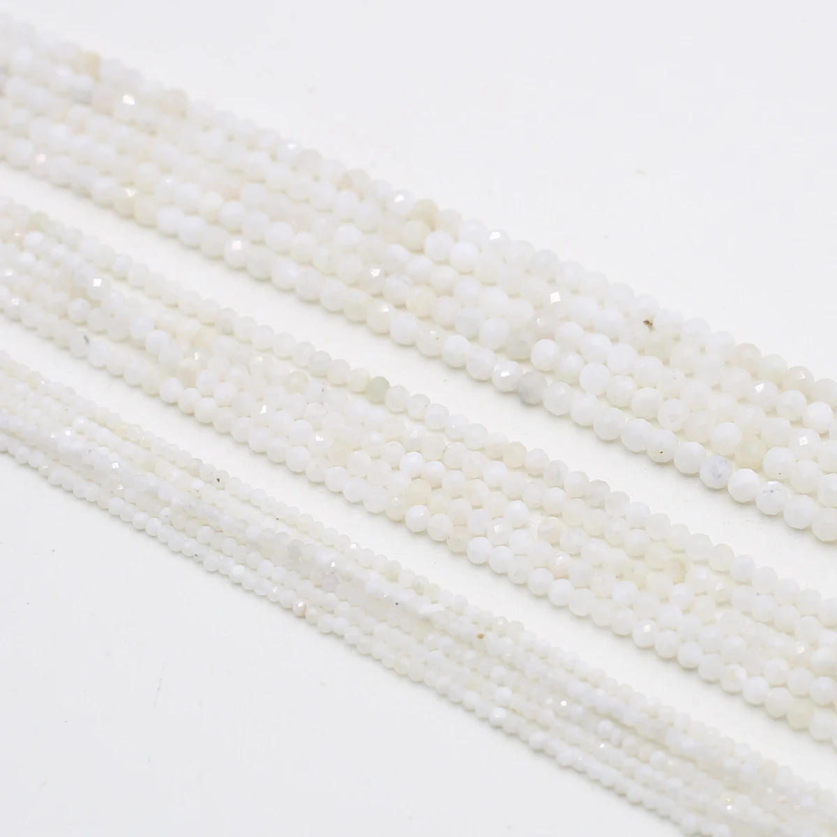 Natural Stone Faceted Beaded Round Shape Gemstone Isolation Loose Beads for Jewelry Making Diy Necklace Bracelet Accessories