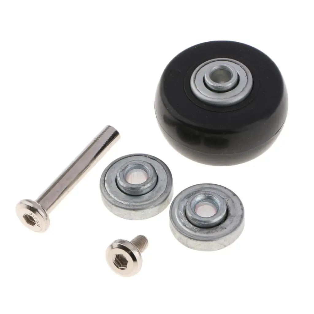 Luggage Suitcase Replacement Wheels Axles Bearings Set Trolley Casters Repair