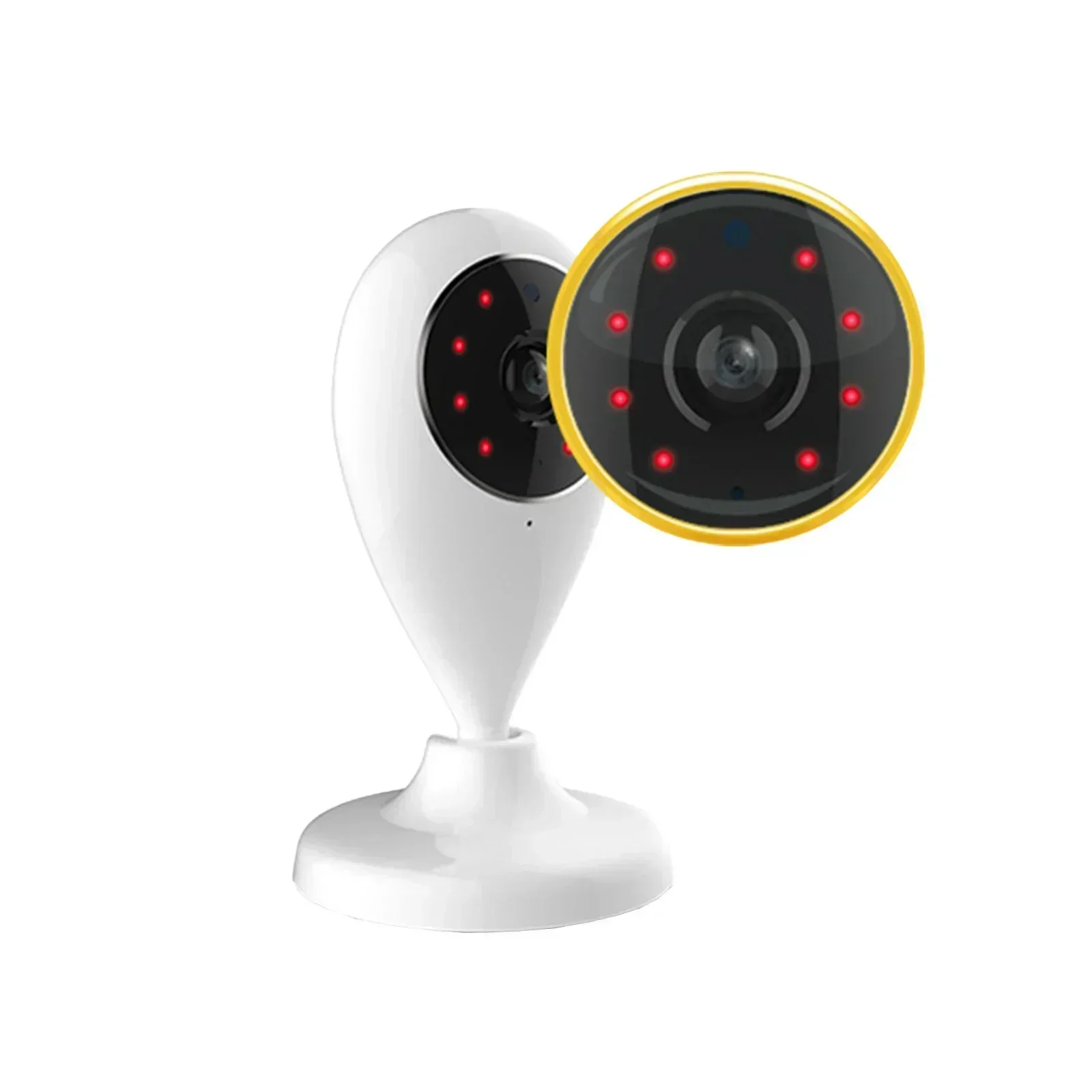 Brand New Home Improvement Telecamera IP per interni Mini telecamera 10 cm * 10 cm * 5 cm 1 pz ABS per Tuya per WiFi Colore bianco