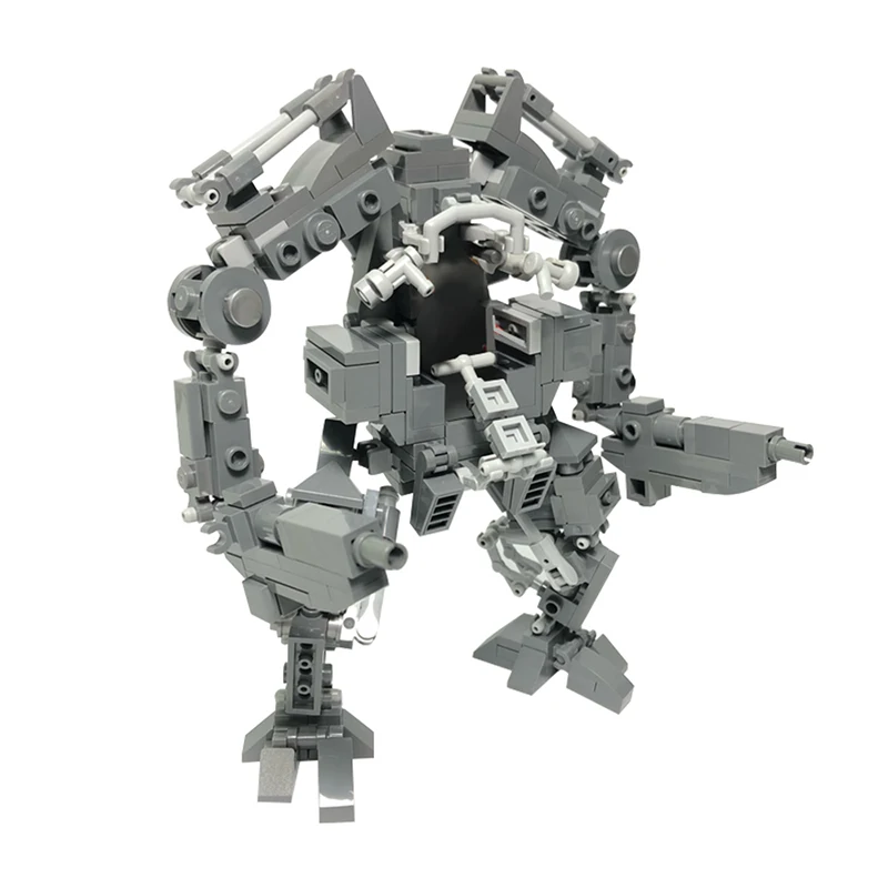 MOC Movie The Matrixed-Robot APU Ideas MOC Mech Combat Set Building Blocks Model Kits Toys for Children Kids Gifts Toy Bricks