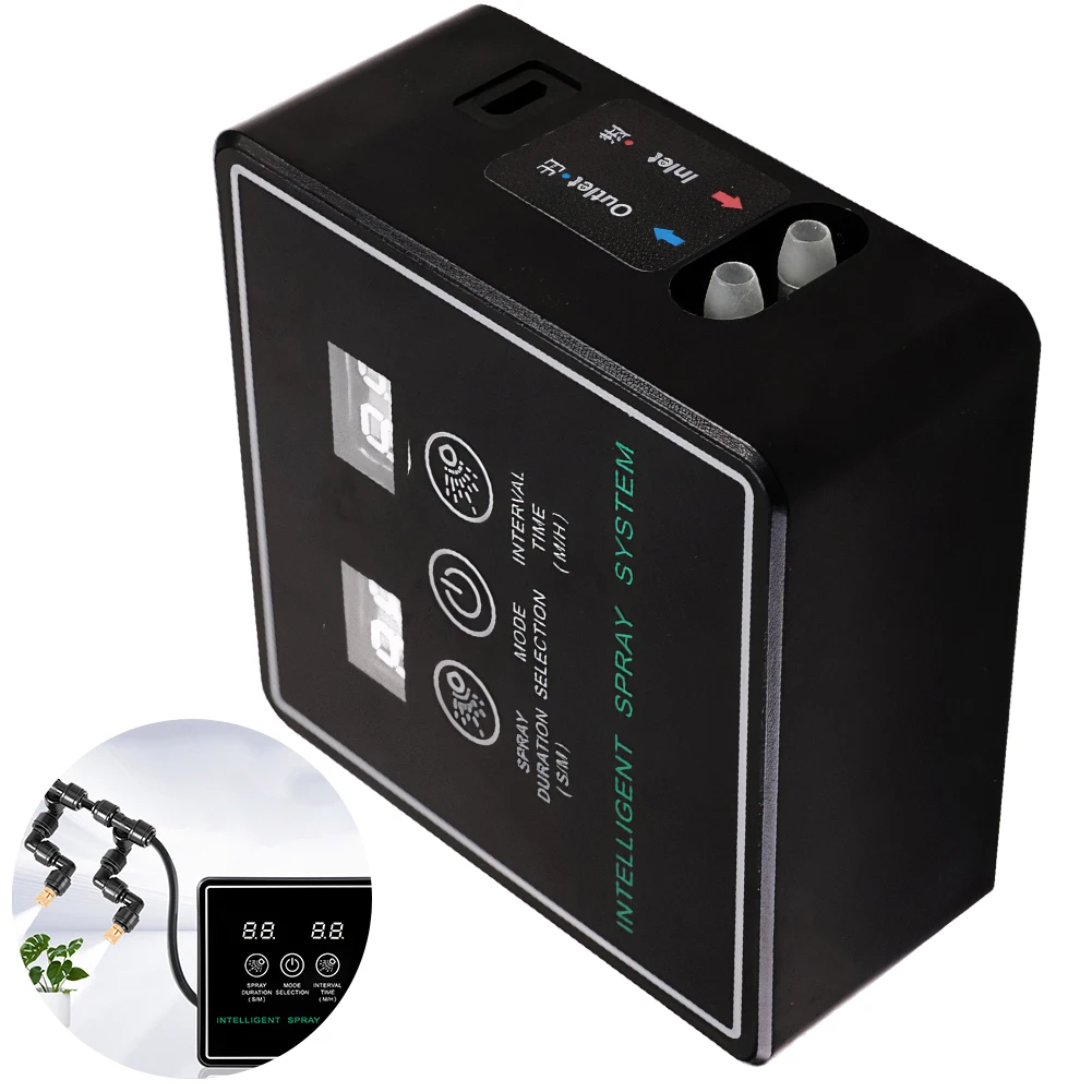 Système de Brumisation Intelligent pour Reptile, Buses Réglables à 360 °, Humidificateurs