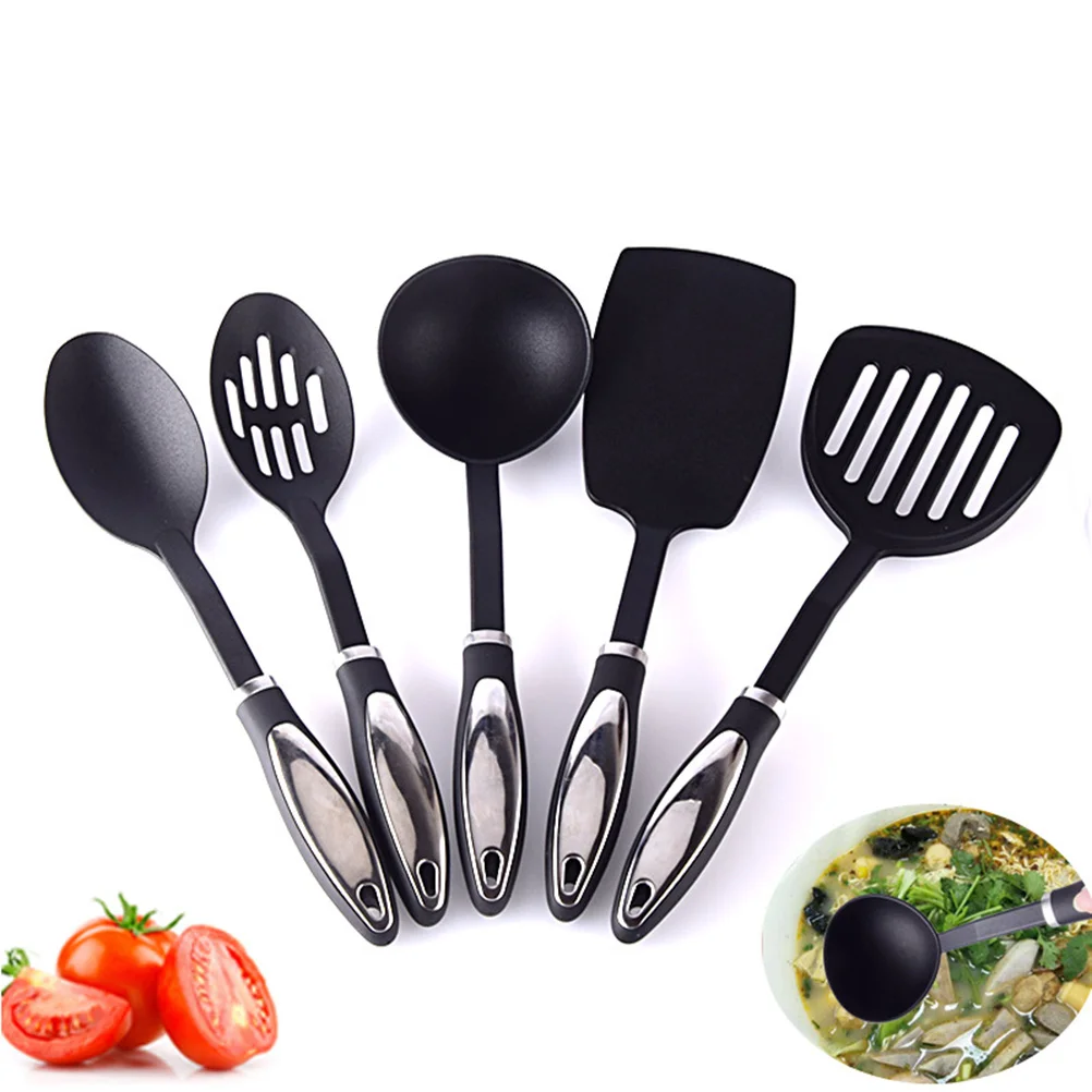 

5 Pcs Heat-resistant Kitchenware Cooking Tools Cookware Gadgets Non Stick Utensils Set Ergonomic