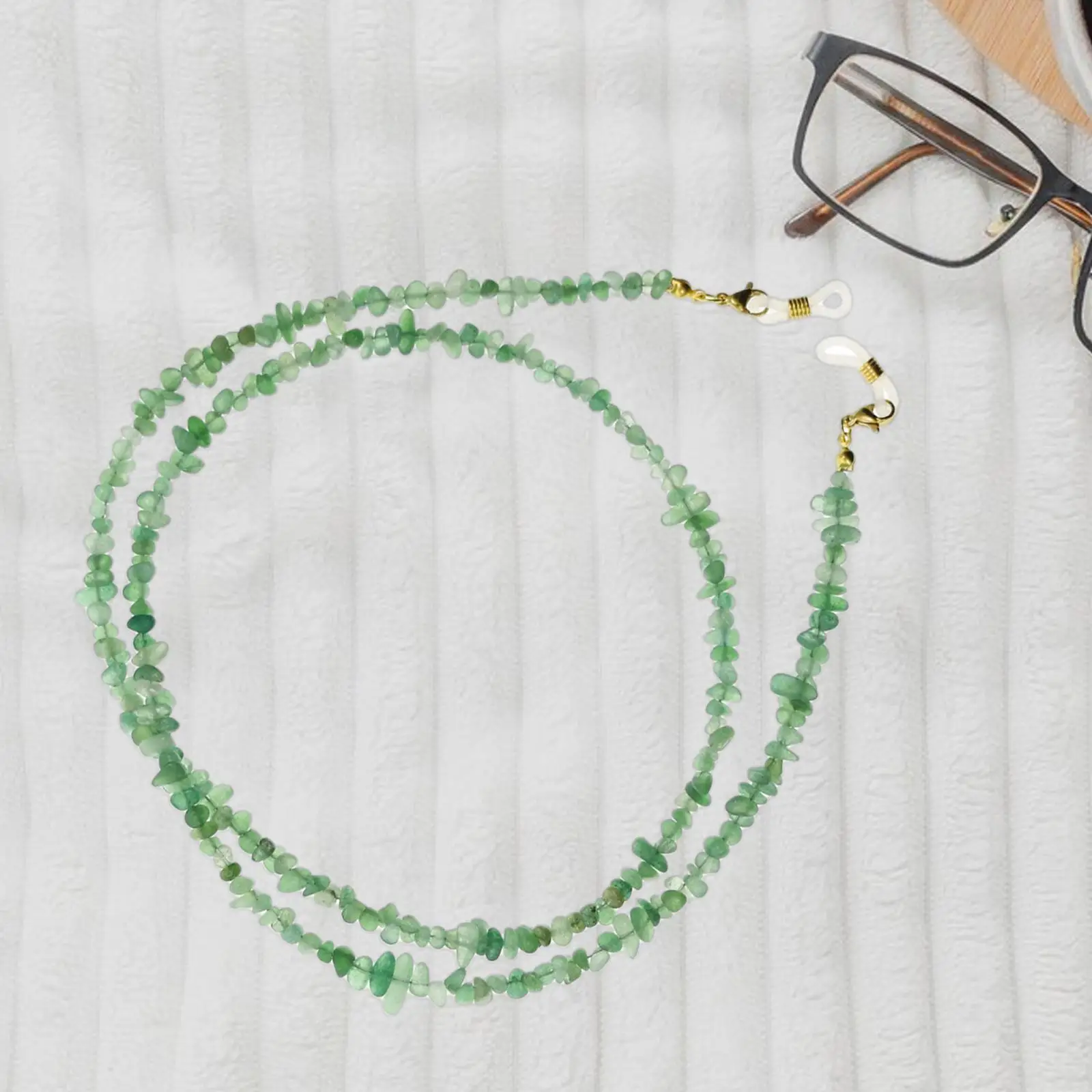 Glasses Chain for Women Lightweight Around Neck Fashion Beaded Eyeglasses Strap for Birthday Woman Girls Holiday Anniversary image 2