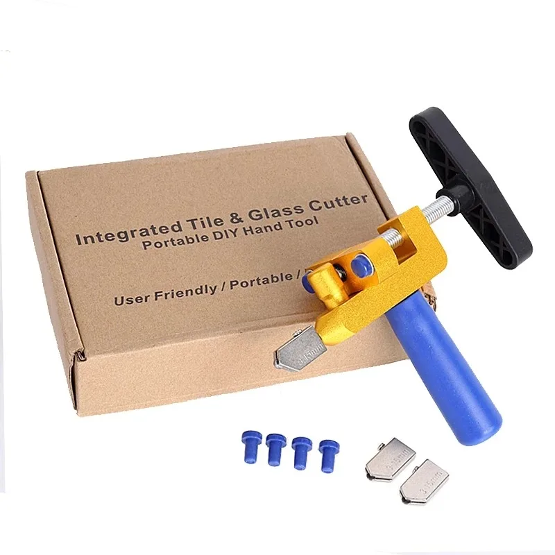 

2-In-1 Glass Cutting Machine Professional Tile Ceramic Cutting Ceramic Construction Engineering Manual Floor Scraper Edge