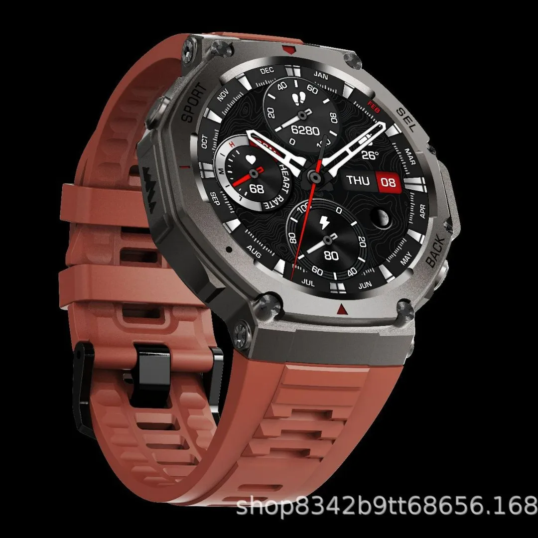 DM58 Smart Watch 5.3 Bluetooth كشف ضغط الدم والأكسجين GPS وغيرها من 5 المواقع العالمية