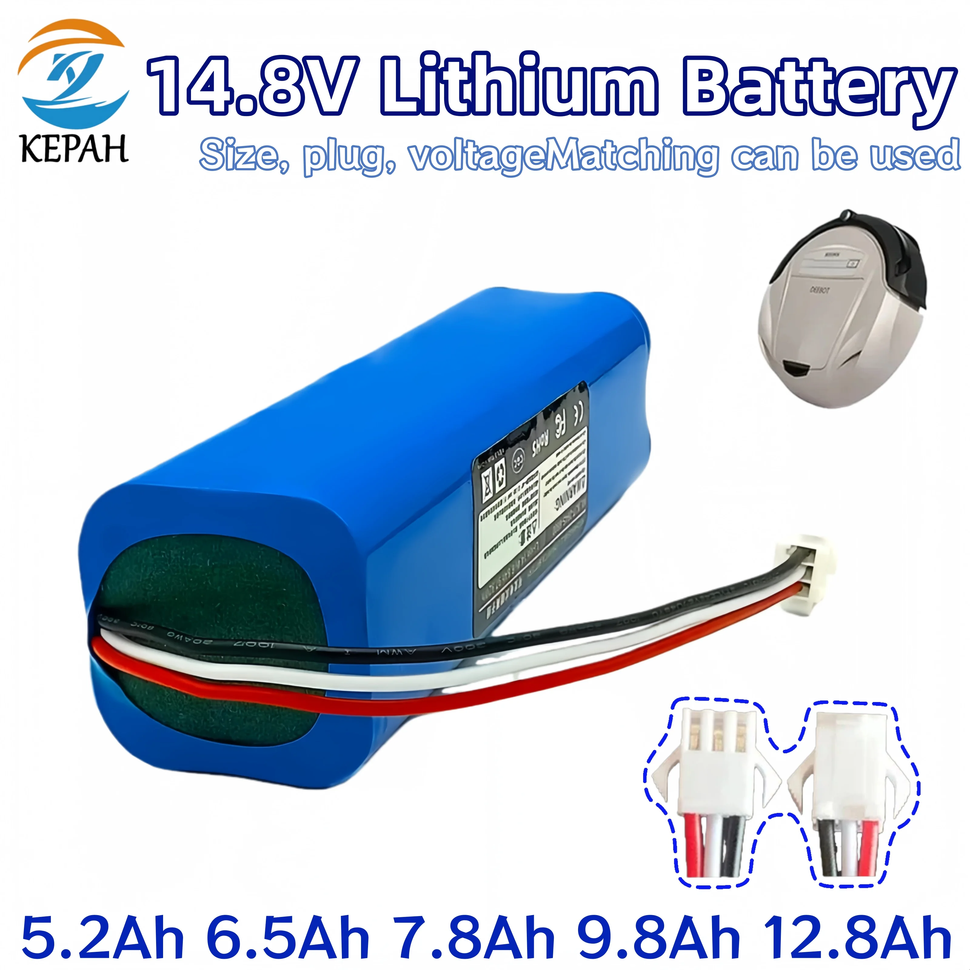 14.8V Battery For Lenovo T1 Pro T1S Pro LR1 Arnagar S8 Pro Proscenic Pusanick M7MAX M8Pro XiaoMi Roidmi Eve Plus Vacuum Cleaner