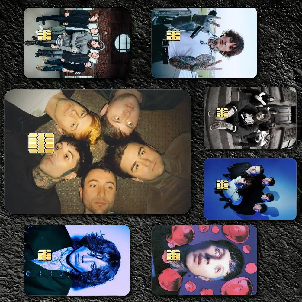 B-BringS Me The HorizonS Bmth Credit Card Skin Stickers For VISA Bank Bus Metro Access Card Protective Film Cover Sticker