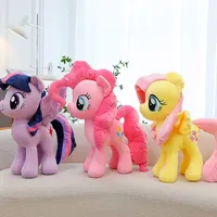 30CM My Little Pony Kawaii Toys Pinkie Pie Fluttershy Twilight Sparkle Soft Stuffed Dolls Ornaments Plushie Gifts For Kids