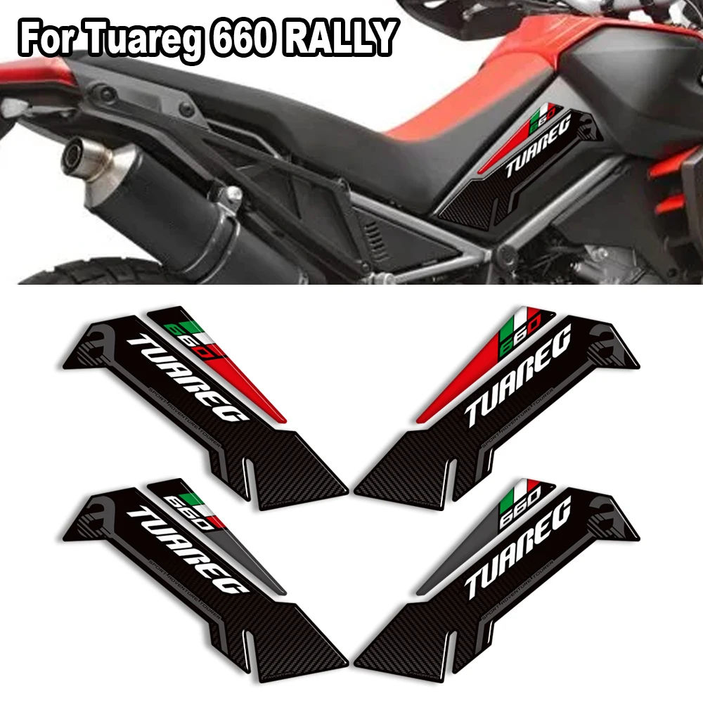 

Motorcycle Tank pad knee Grips Fuel stickers protection Windshiled wheel Fender decals For Aprilia Tuareg 660 RALLY 2022-2025