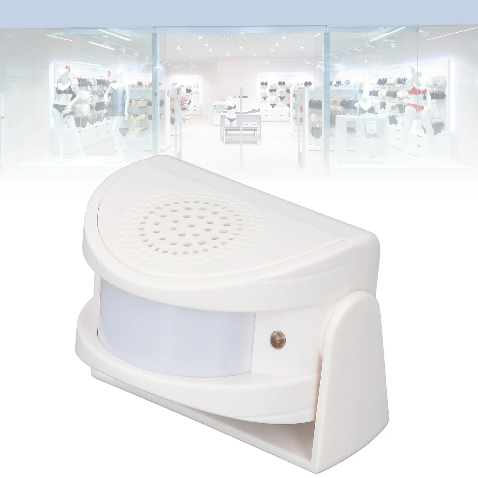 Motion Sensor Doorbell 32 Songs 4 Volume Level Indoor Commercial Door Entry Alert Welcome Buzzer for Retail Store Business