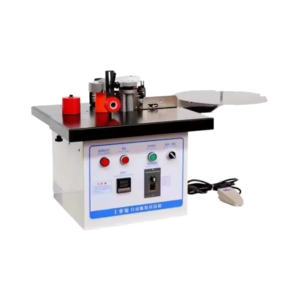 Small Mini Semi-automatic Manual Edge Banding Machine, Wood PVC Edge Bander, Factory Direct, Suitable for Small Woodworking Shop