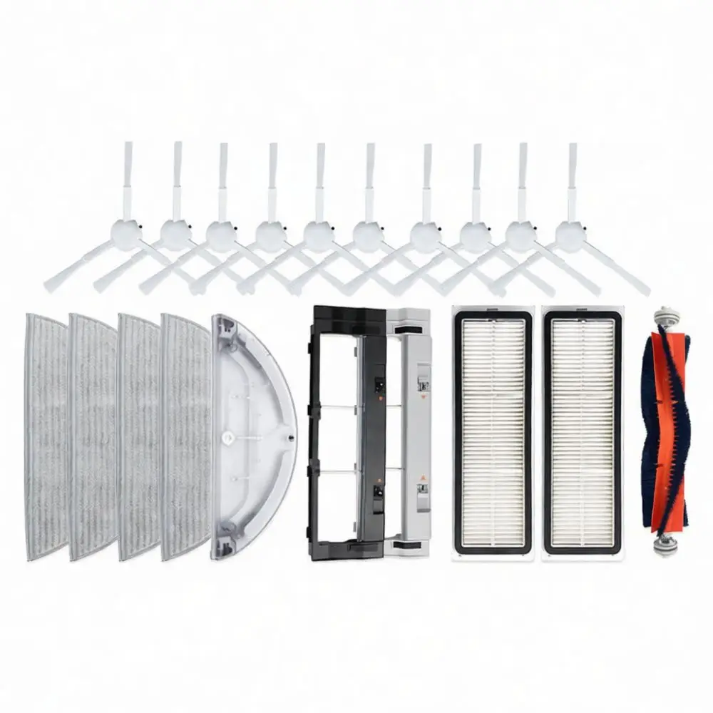 For Mijia Mop 2 Pro Plus Vacuum Cleaner Parts Main Brush Side Brushes Hepa Filter Mop Cloth Replacement Accessories
