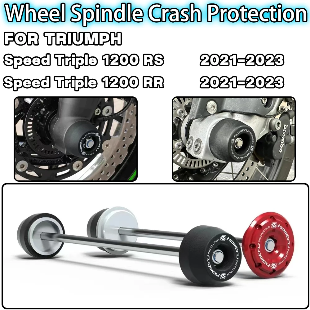 

For Triumph Speed Triple 1200 RR / RS 2021 2022 2023 Motorcycle accessories Front Rear Wheel Spindle Crash Protection