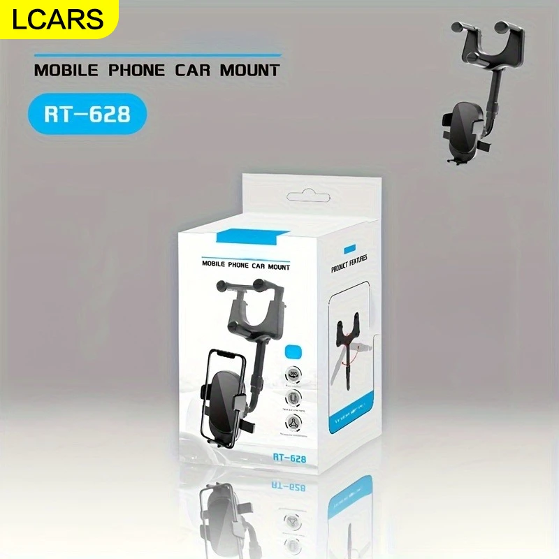 

Lcars Car Phone Holder, Car Rearview Mirror Gps Navigation, In-Car Fixed Universal Holder