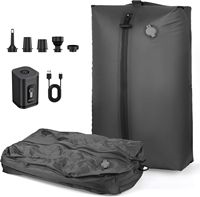 17L-34L travel Vacuum Bag Reusable Storage Bag Folding Outdoor Compression Bag with Air Pump for Suitcases Backpack Luggage