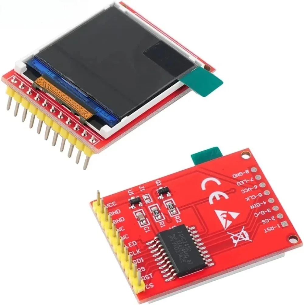 1,44-calowy moduł wyświetlacza SPI TFT LCD 128x128 ST7735S 5V/3.3V 11-pinowa wersja dla Arduino U+NO Mega-2560