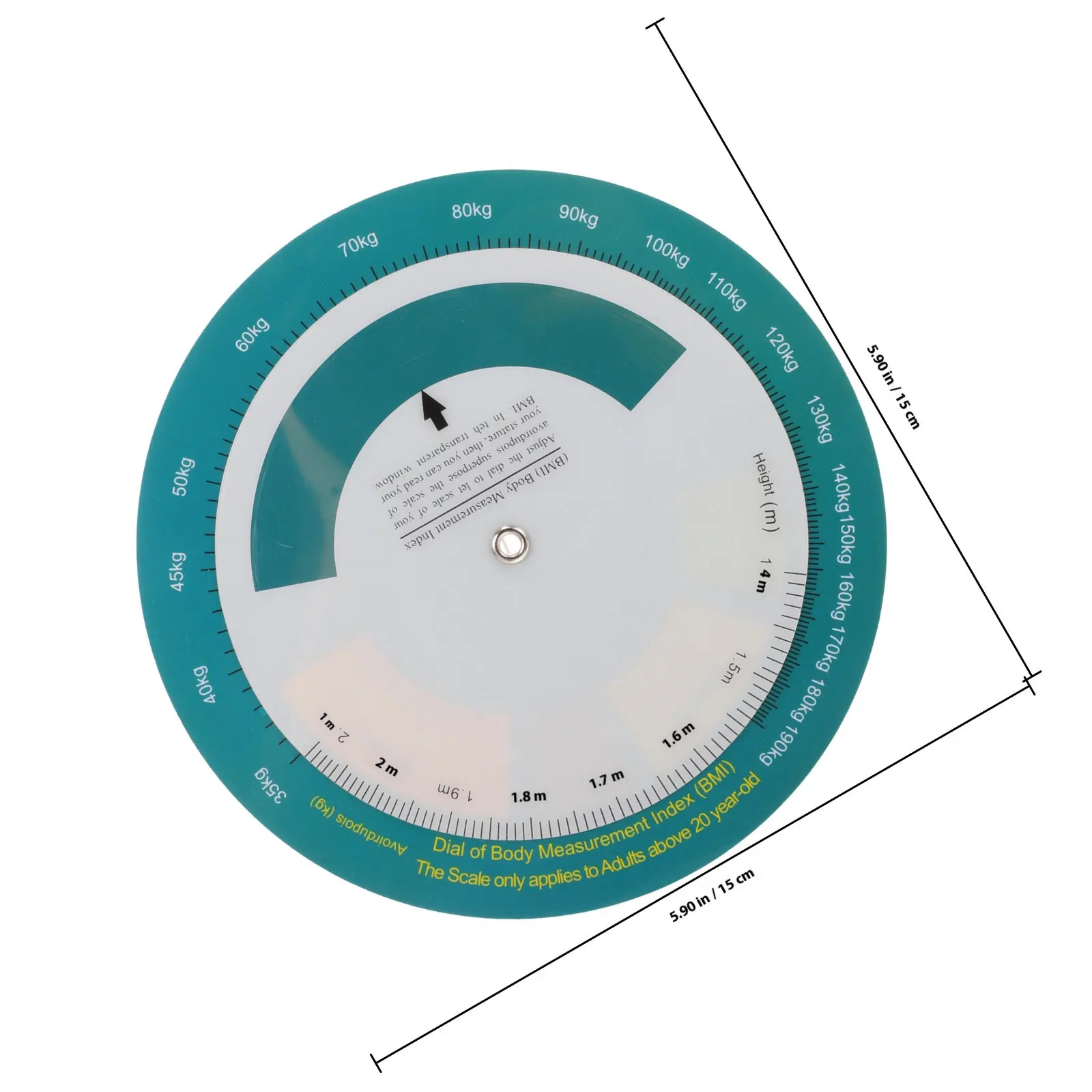 Hanging Bmi Index Chart Body Weight Quick Look Wall Mount Male Female Obesity Index Chart Health Bmi Measurement Tool