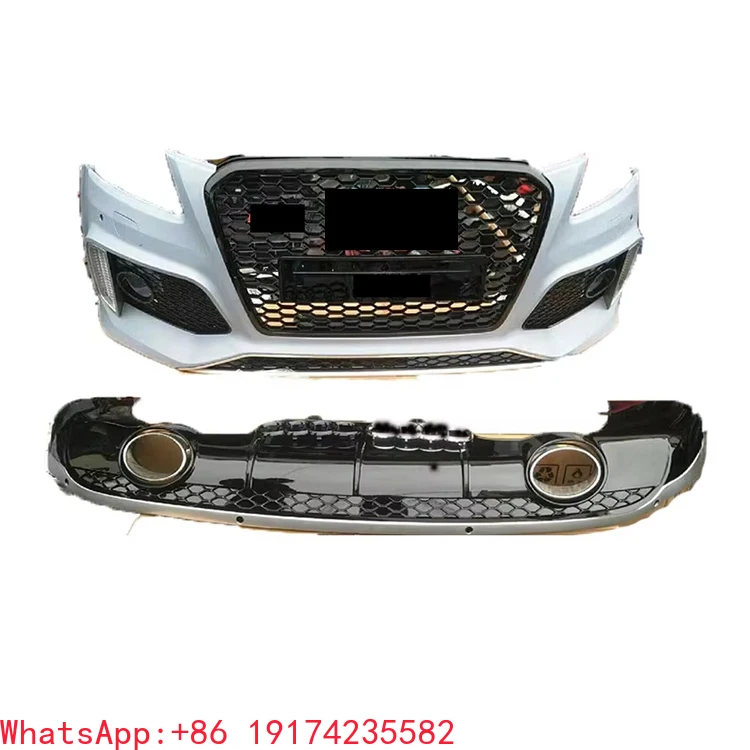 For Hot Sale Front Bumper With Grille Rear Diffuser For Q5 SQ5 RSQ5 2013-2015 With ACC Hole