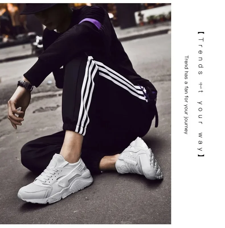Sommerliche Herren-Freizeitschuhe mit atmungsaktiver Mesh-Oberfläche, leichtem, weichem Boden und trendigem Design – Lauf- und Sportschuhe für Herren aus China – Detail 26